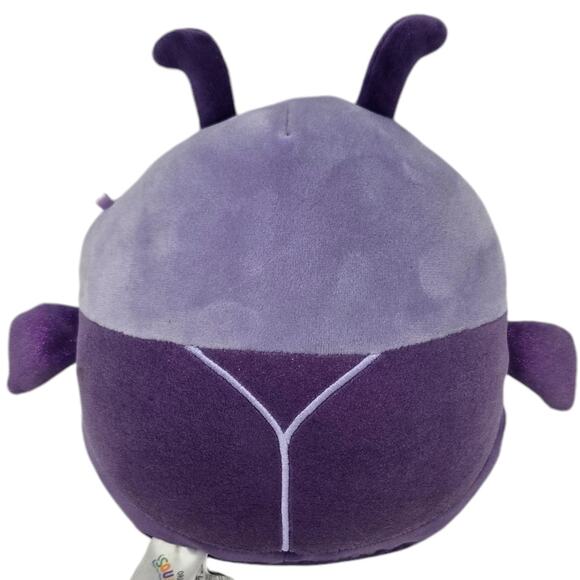 Squishmallow Axel the Beetle 8" Plush Kellytoy Purple Insect Bug Garden Squad - Picture 4 of 6